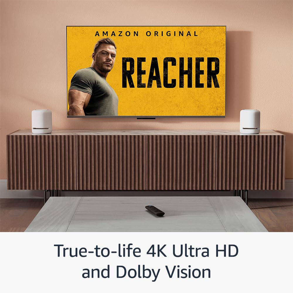 Amazon Fire TV Stick 4K (newest model) with AI-powered Fire TV Search, Wi-Fi 6, stream over 1.8 million movies and shows, free & live TV